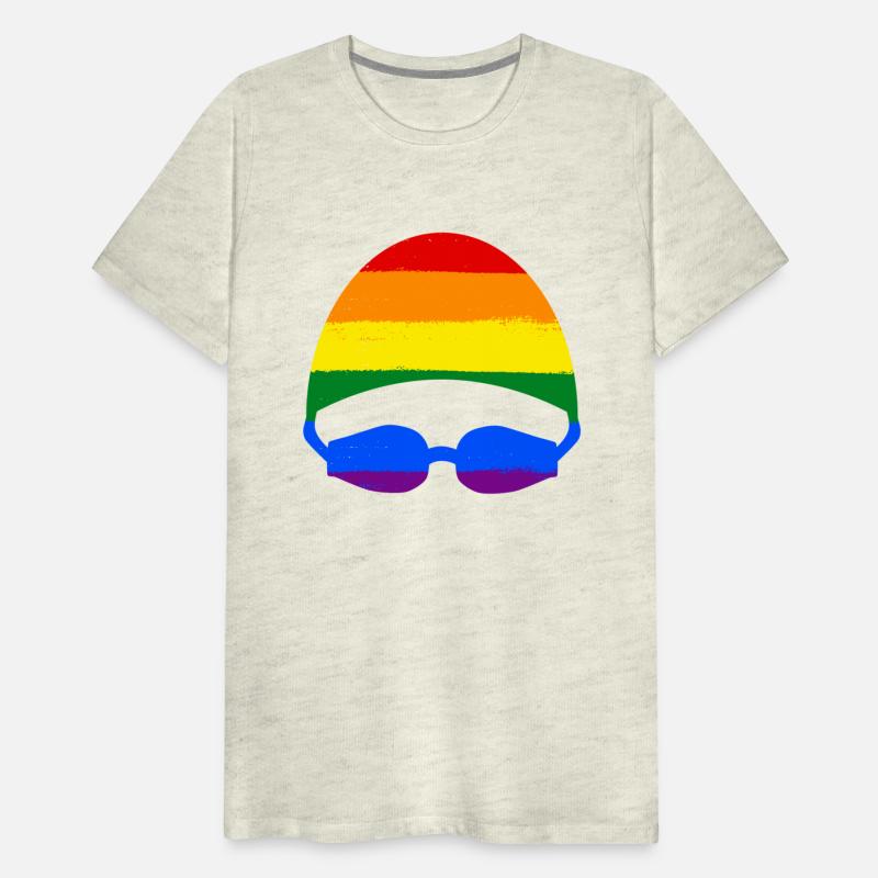 Love Is Love Pride Rainbow Swimming