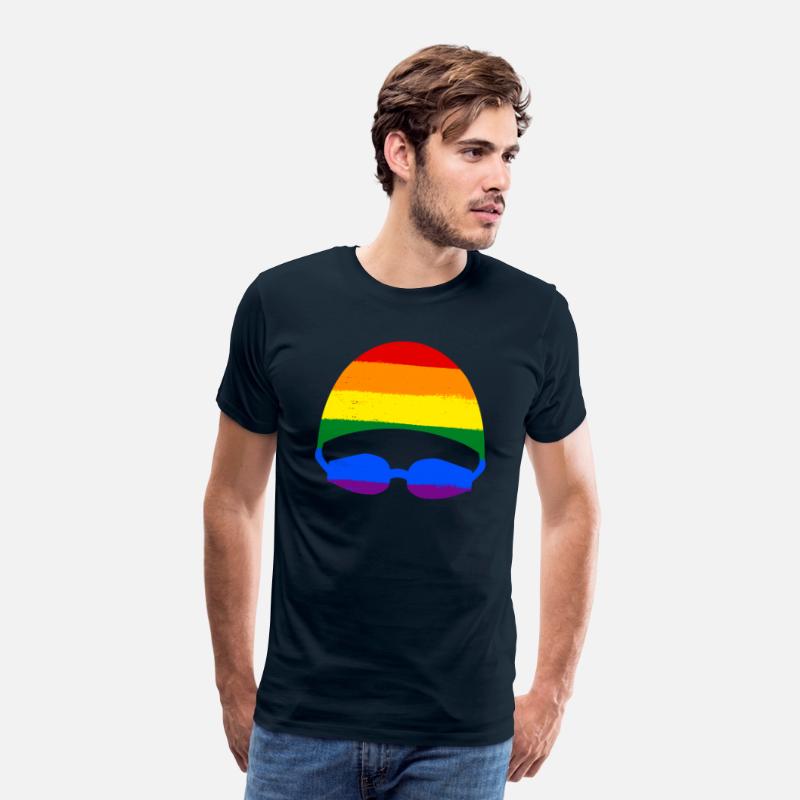 Love Is Love Pride Rainbow Swimming