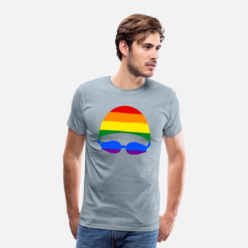 Love Is Love Pride Rainbow Swimming