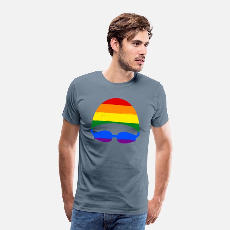 Love Is Love Pride Rainbow Swimming