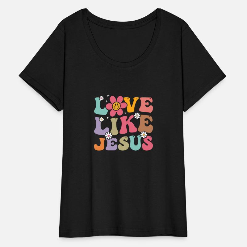 Love Like Jesus Religious God Christian Words On