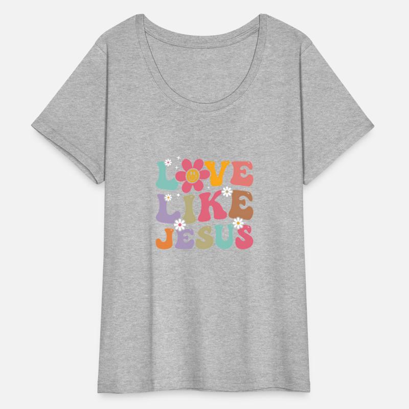 Love Like Jesus Religious God Christian Words On