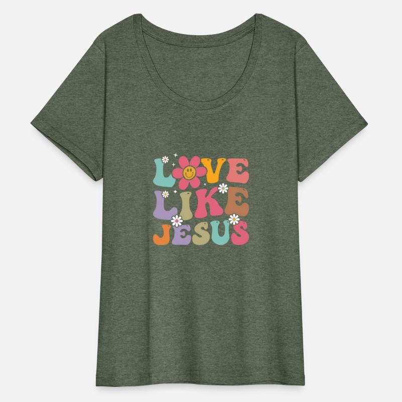 Love Like Jesus Religious God Christian Words On