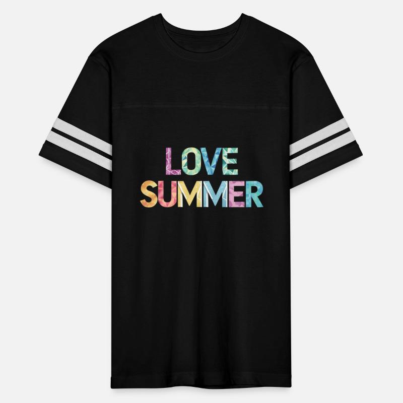 Love summer colourful and shiny illustration