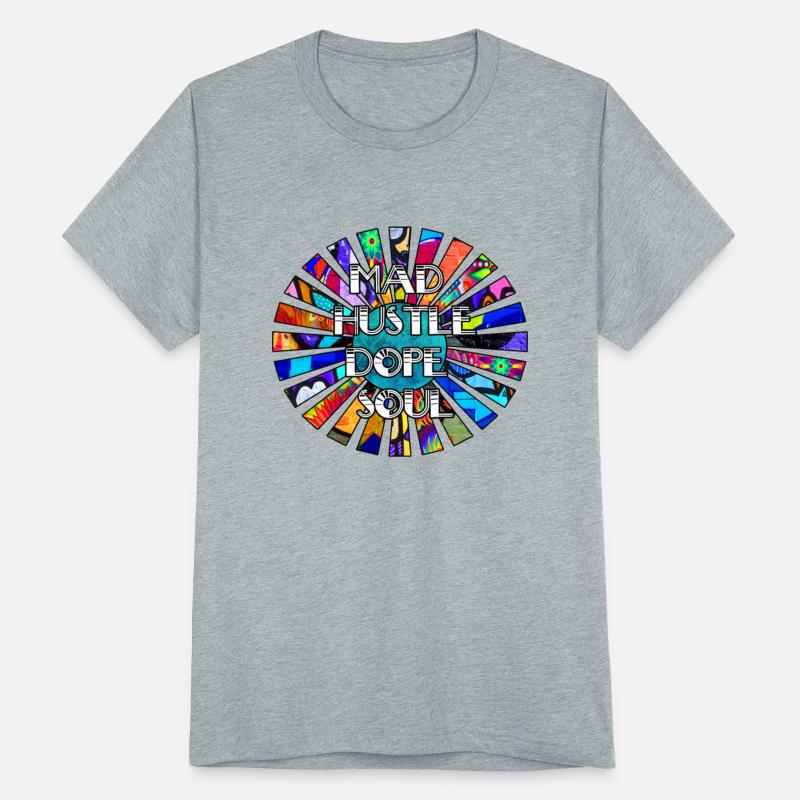 Mad Hustle Dope Soul Graffiti Design Sun Rays