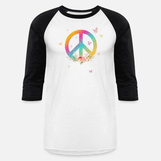 Make Peace not War - Peace Sign with Rose