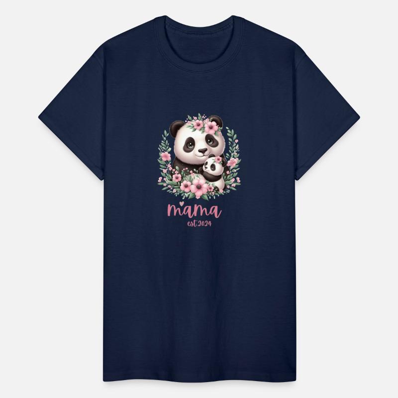 Mama est 2024 I Panda Bear Mum I First Time Mom