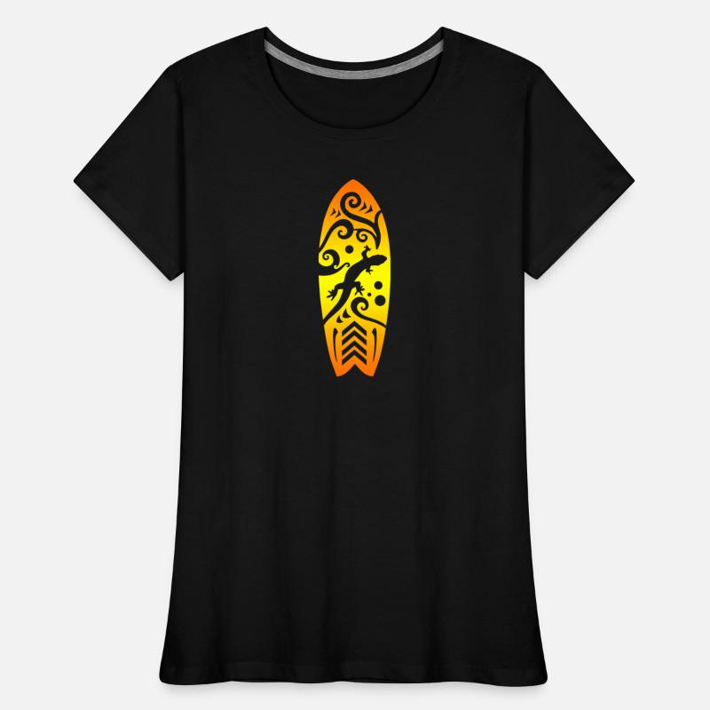 Maori Lizard Surfboard Tribal Tattoo Gift Idea