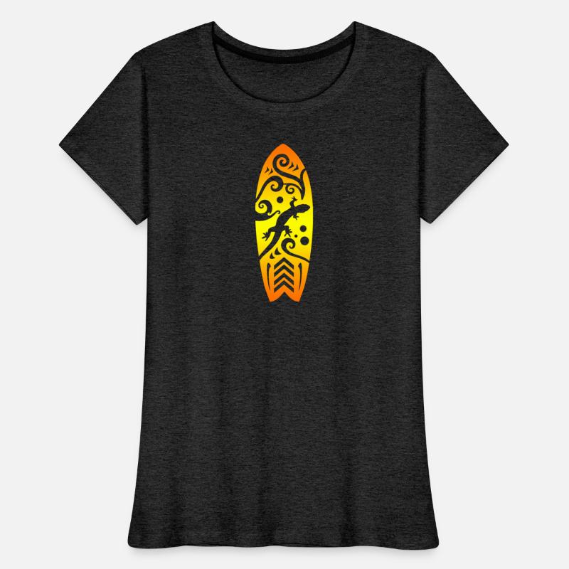 Maori Lizard Surfboard Tribal Tattoo Gift Idea