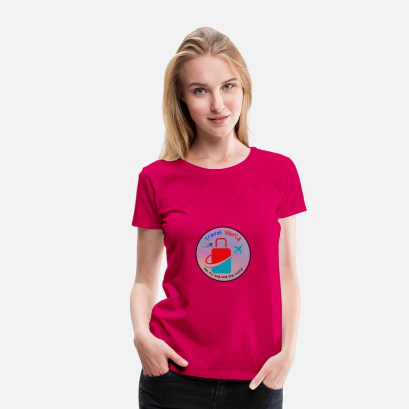 Me, My Bag & The World – Travel Lover T-Shirt