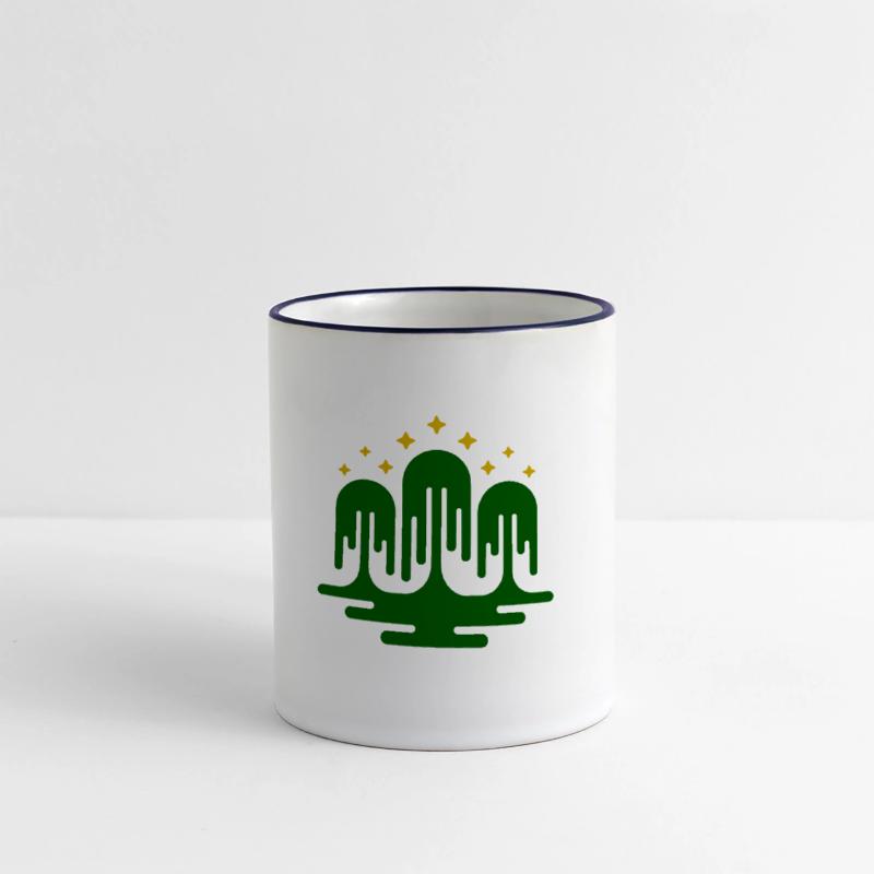 Melting Willow Trees With Stars Vector 2 Colors