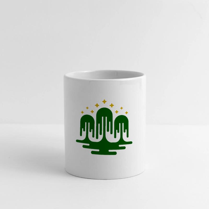 Melting Willow Trees With Stars Vector 2 Colors