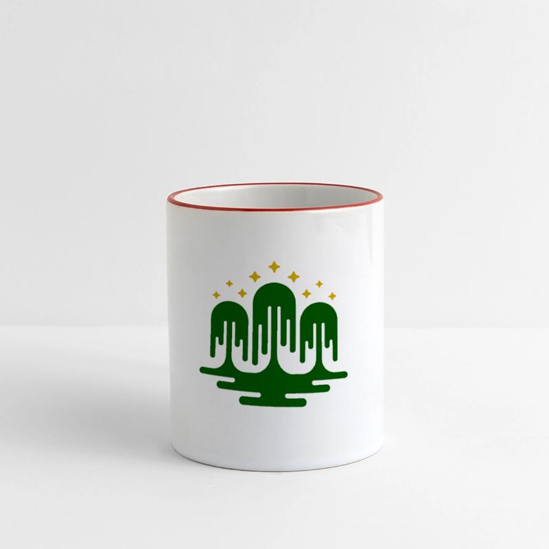 Melting Willow Trees With Stars Vector 2 Colors