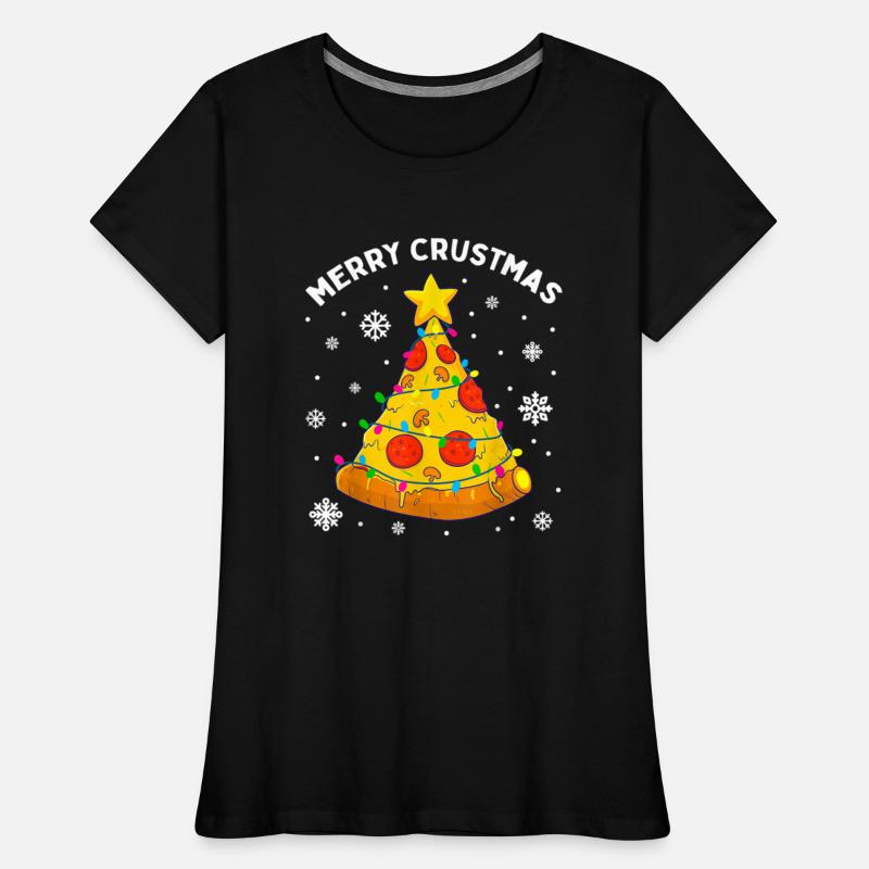 Merry Crustmas Pizza Christmas Tree Xmas Gifts