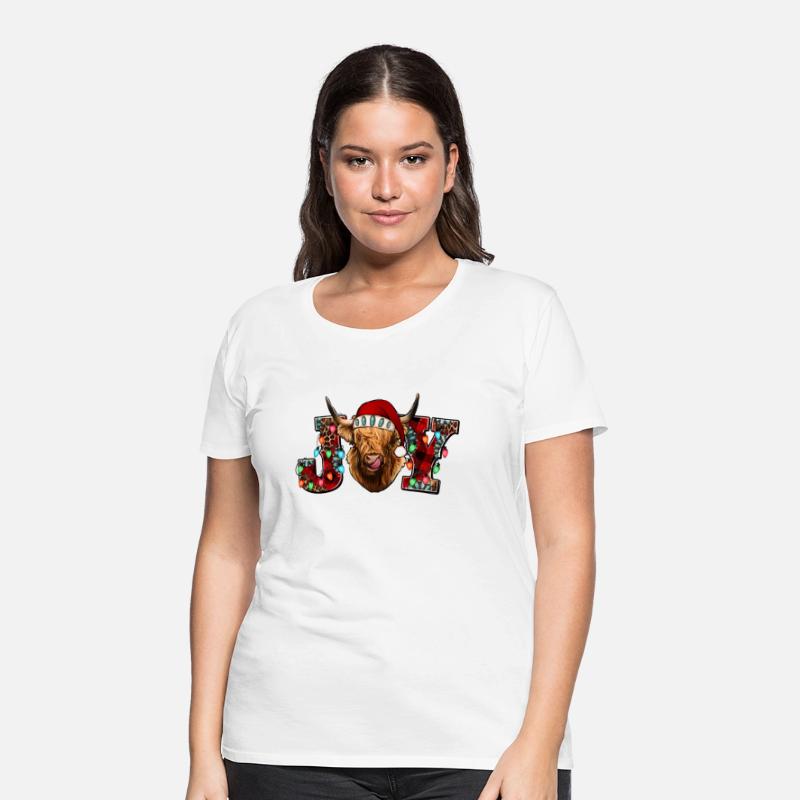 Merry Joy Heifer Dairy Cow Santa Cow Buffalo Plaid