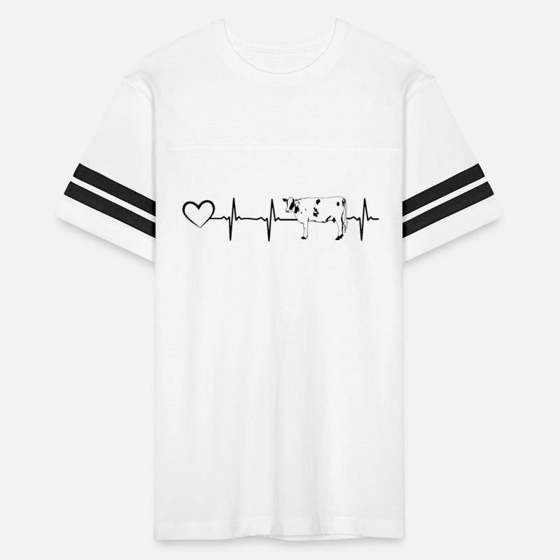 Milk Cow Heartbeat Cow Farmer Dairy Cow Heartline