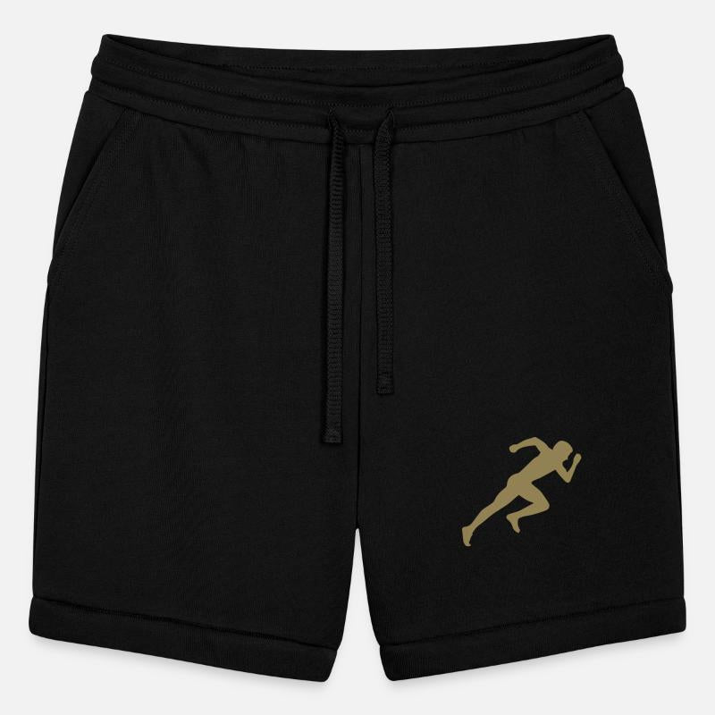 Minimalist silhouette sprinter sprinting running