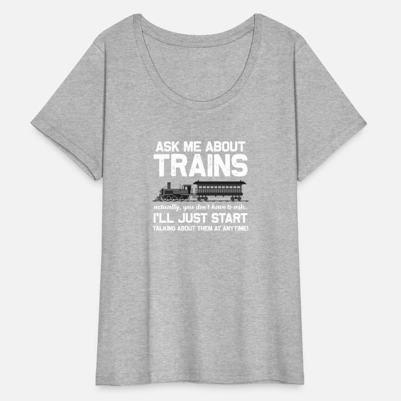 Model Railroad Ask Me About Trains