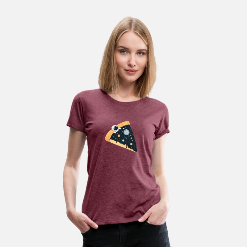 Modern Trendy Funny Astronaut Pizza