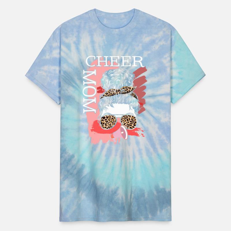 Mom Shirt, Cheer Mom Leopard Sunglasses Megaphone