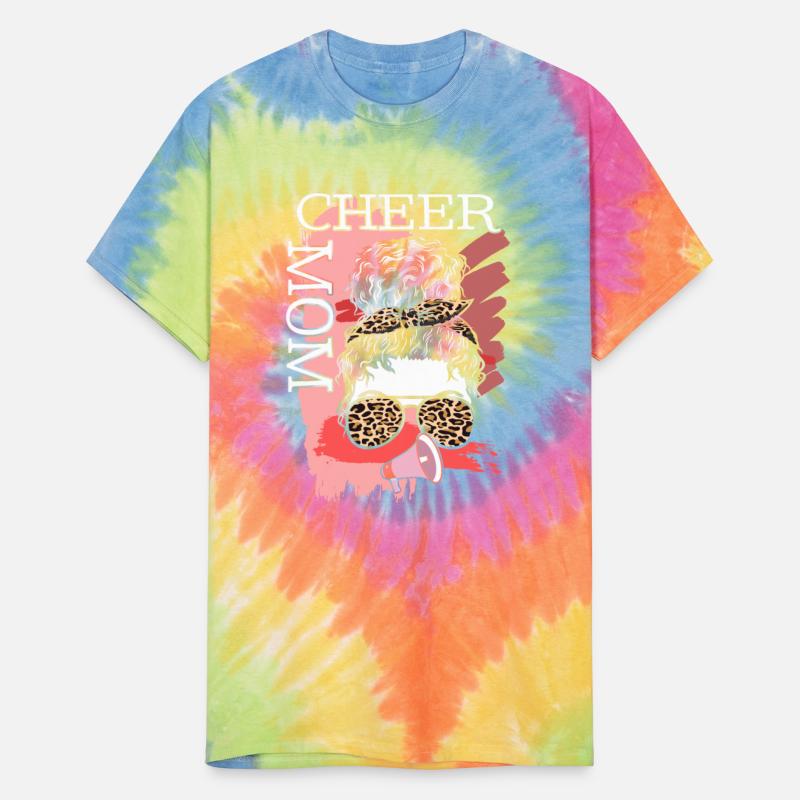 Mom Shirt, Cheer Mom Leopard Sunglasses Megaphone