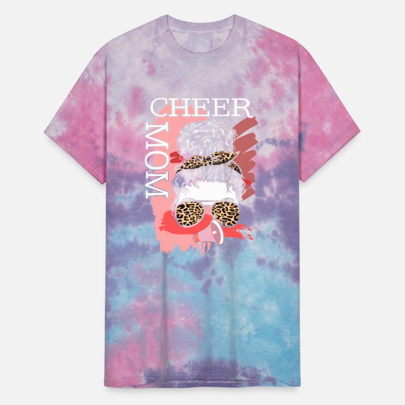 Mom Shirt, Cheer Mom Leopard Sunglasses Megaphone