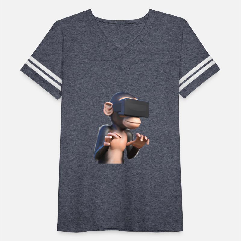 Monkey with VR glasses