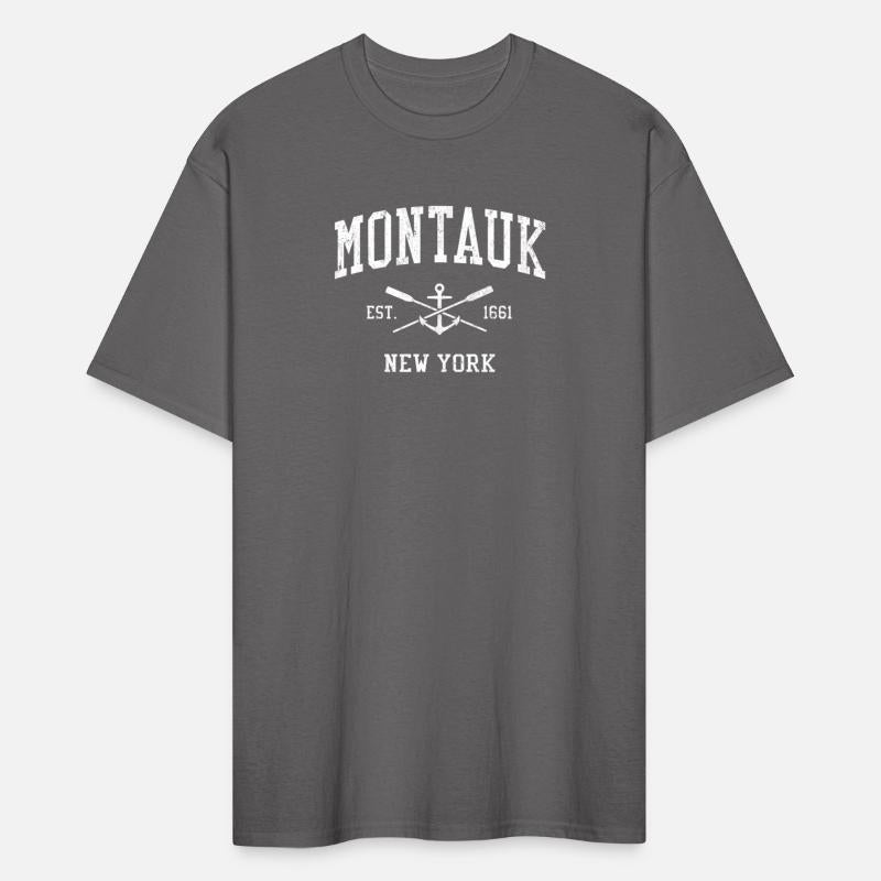 Montauk Ny Crossed Oars Boat Anchor Sports