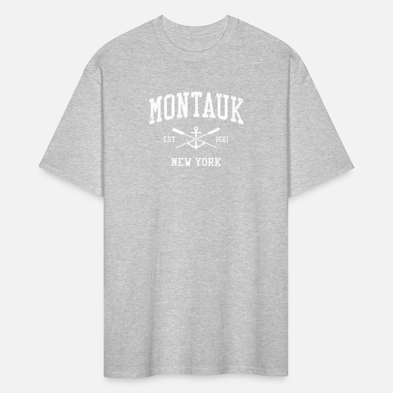 Montauk Ny Crossed Oars Boat Anchor Sports