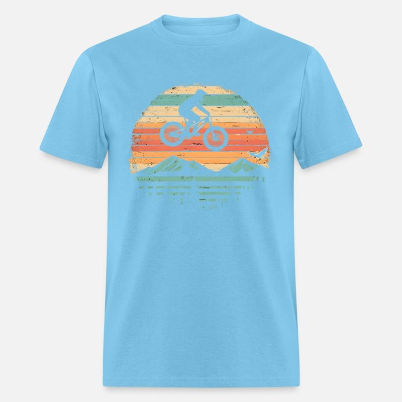 Mountain Bike Cyclist Vintage