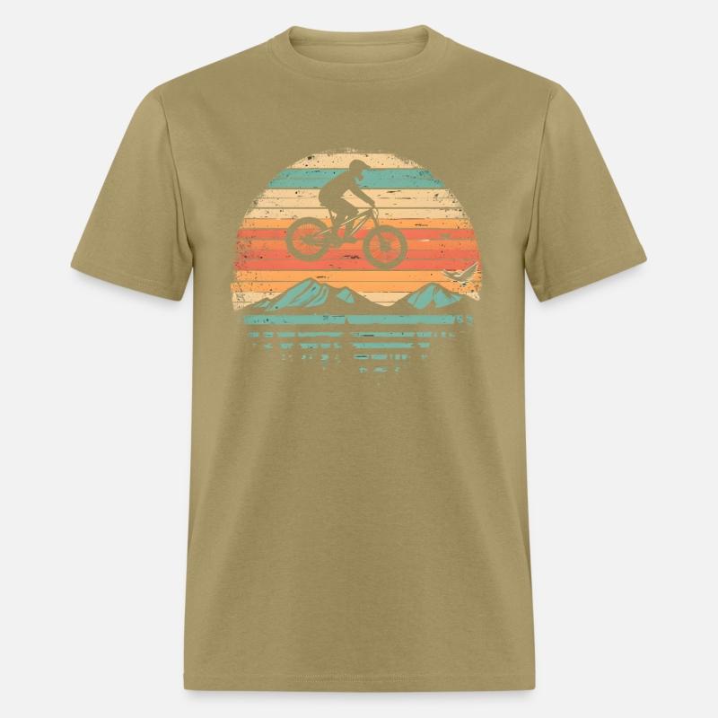 Mountain Bike Cyclist Vintage