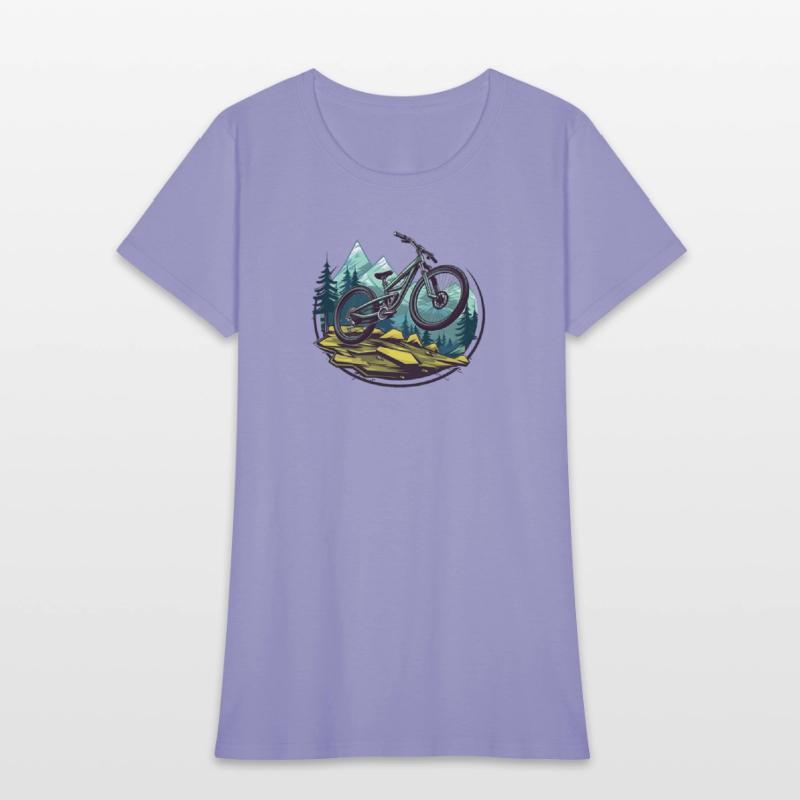 Mountain Biking Illustration