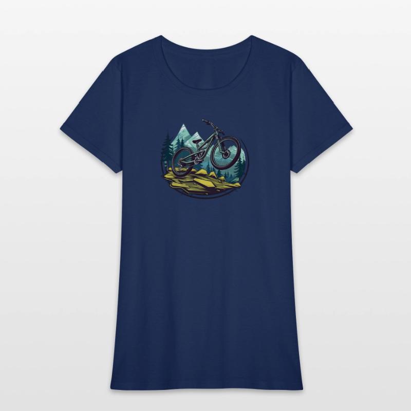 Mountain Biking Illustration