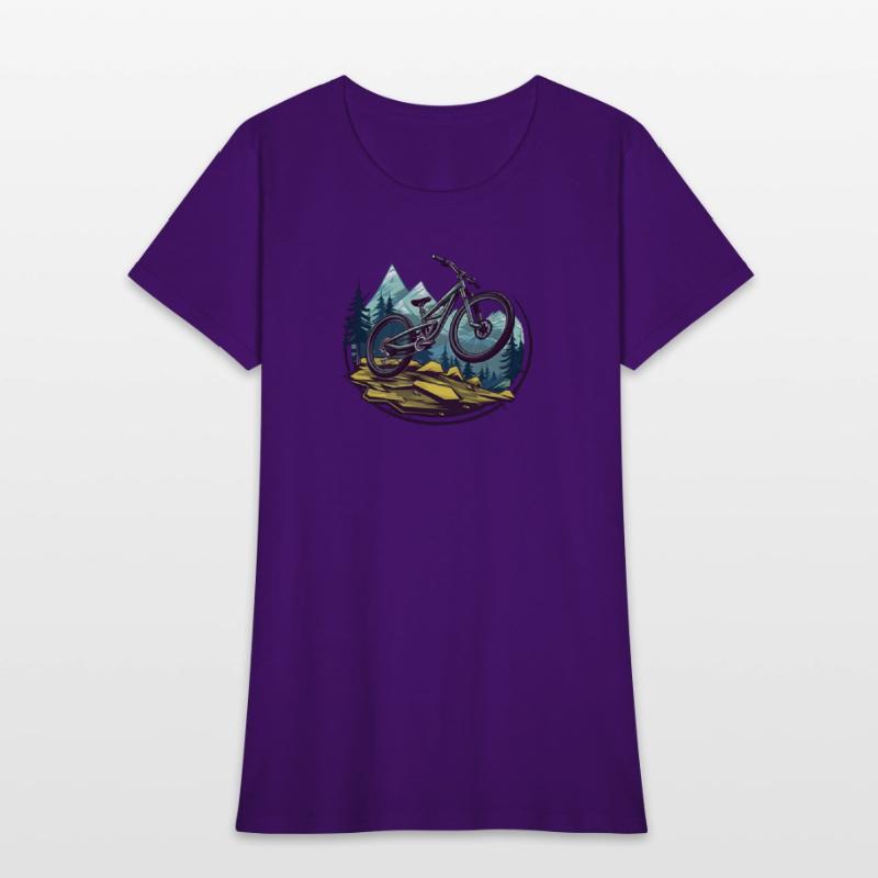 Mountain Biking Illustration