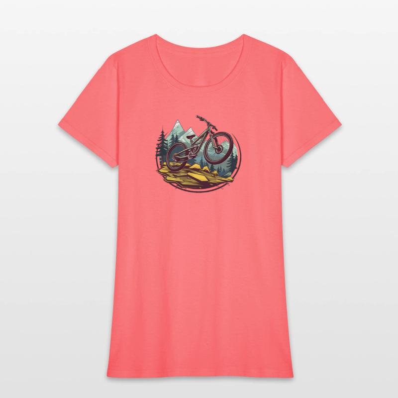 Mountain Biking Illustration