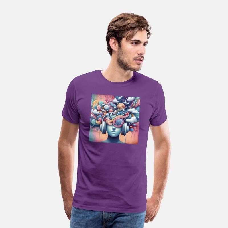 Music Lover T-shirt, Soundwave Art Tee