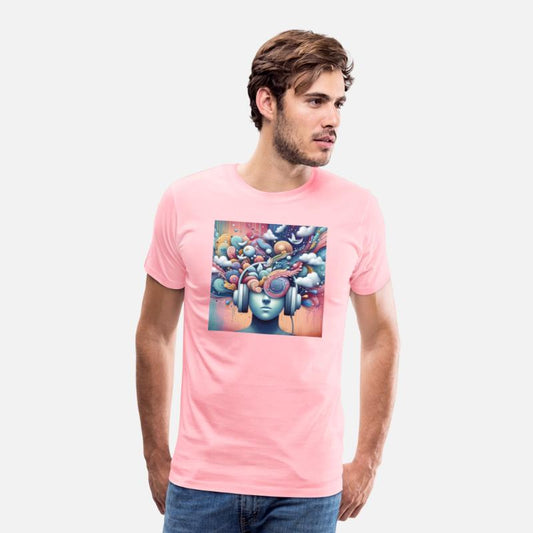 Music Lover T-shirt, Soundwave Art Tee