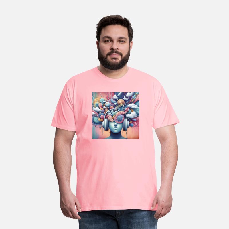 Music Lover T-shirt, Soundwave Art Tee