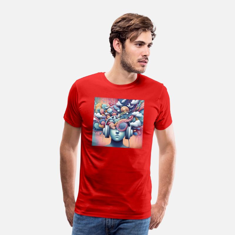 Music Lover T-shirt, Soundwave Art Tee
