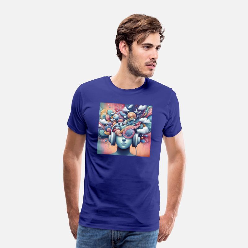 Music Lover T-shirt, Soundwave Art Tee