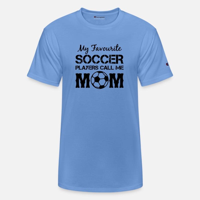 My favorite soccer player calls me mom