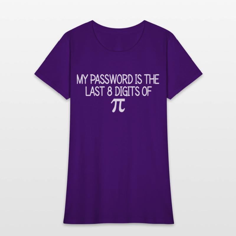 My Password Is The Last 8 Digits Of Pi Mathematics