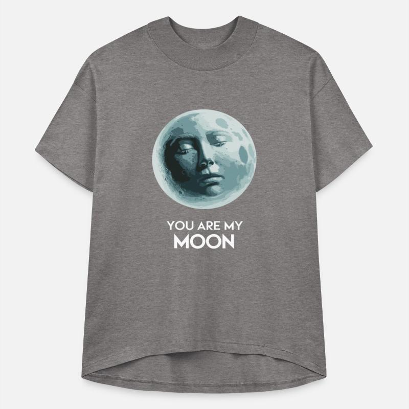 Mystical Sleeping Moon Art Graphic for a Moon