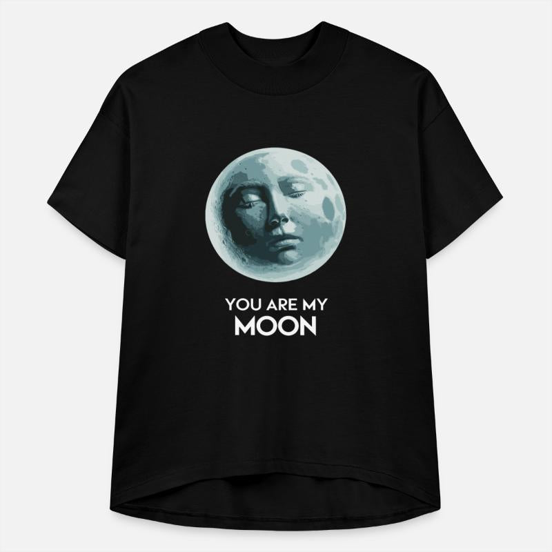 Mystical Sleeping Moon Art Graphic for a Moon