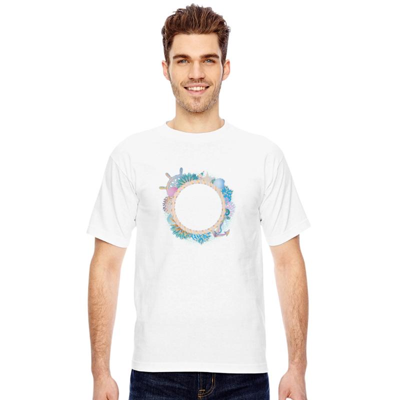 Nautical Rope Frame – with Corals & Shells