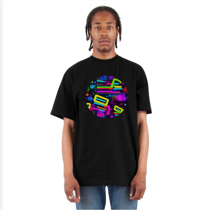 neon party vintage 80s