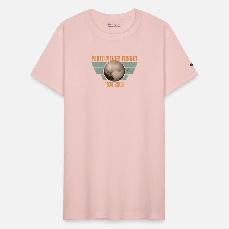 Never Forget Pluto Design Retro Style Funny Space