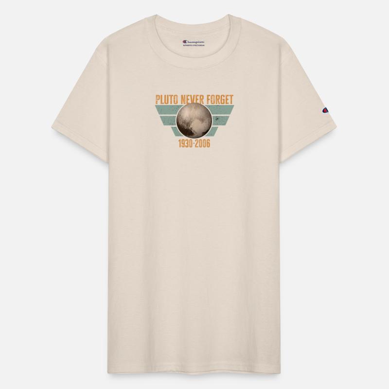 Never Forget Pluto Design Retro Style Funny Space