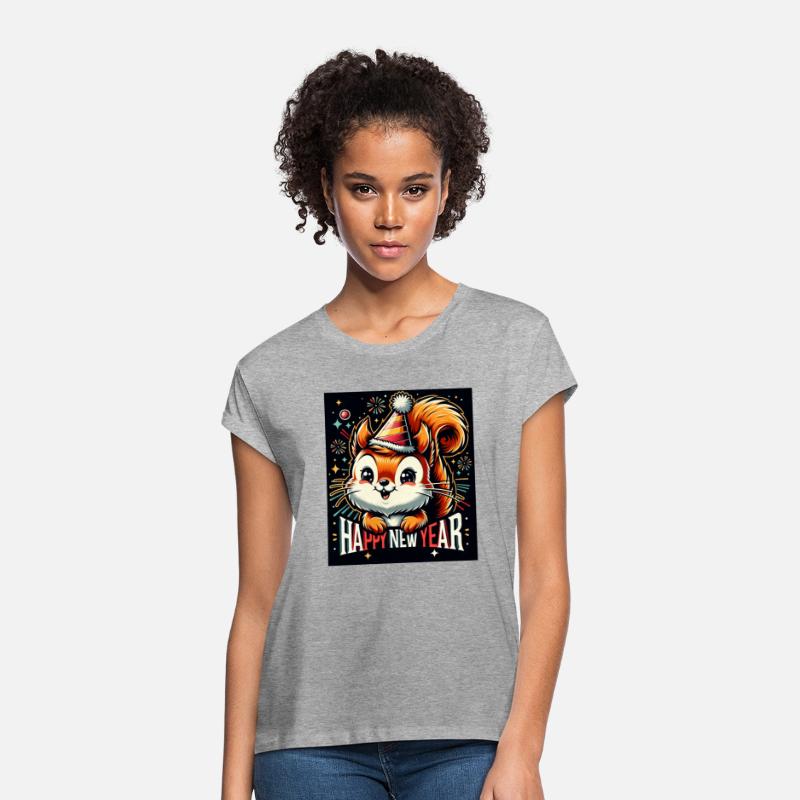 New Year's Eve Squirrel Happy New Year