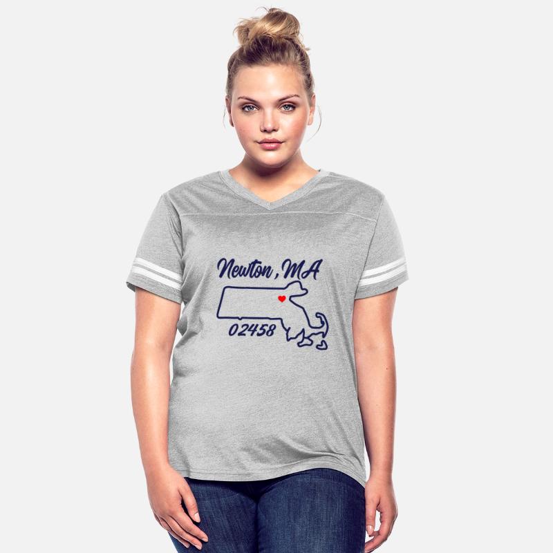 Newton MA 02458 MASS Massachusetts Map Souvenir